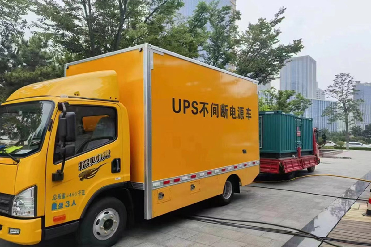 九合垸原种场发电机租赁施工现场